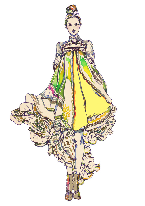 just-art:  Fashion Illustrations by Natsuki OtaniArtist: Tumblr / Website 