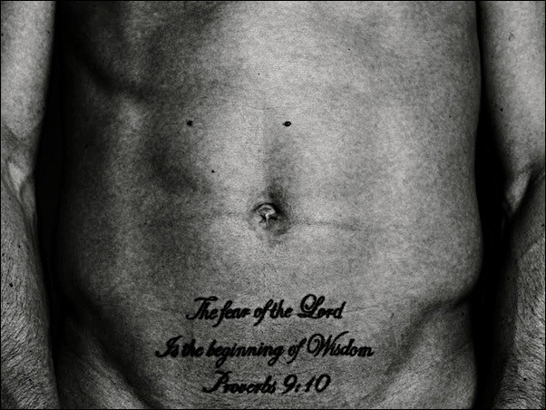  The fear of the Lordis the beginning of Wisdom Hedi Slimane 