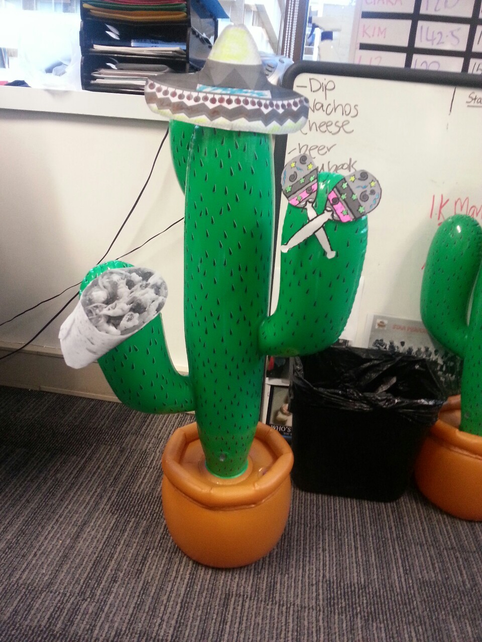 Decorating the office with a mexican theme