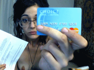 dothingsnaked:  Open your mail naked! mywickedweb:  got my mygirlfund card two weeks