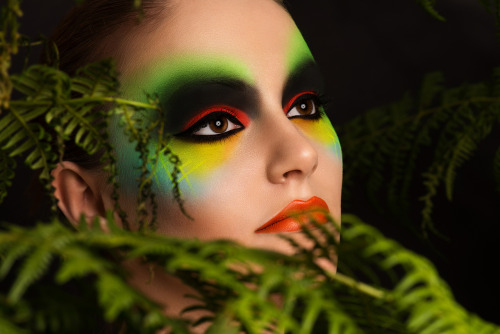 Tree Frog Inspired makeup creation.
Martin Higgs often gives me challenges when it comes to makeup - this being one of them! So after receiving some tree frog images from Martin, I came up with this look!
I used some coloured pencils as the base of...