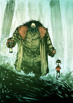 skottieyoung:  Hagrid and Harry 