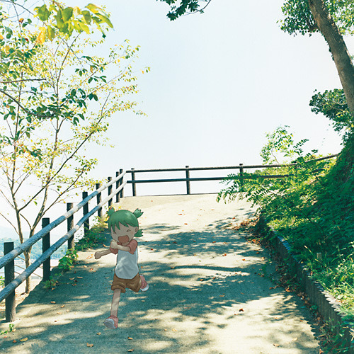 boku-no-mj:  kingcheddarxvii:   From the Yotsubato! Monthly 2012 Calendar Illustrations by Kiyohiko Azuma and photography by Miho Kakuta  Really really frickin’ adorable  oh my goSH YES BEST 