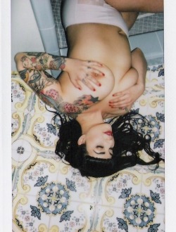 missjessejean:  Dillinger Photography Polaroid Its my Monday so yay Nip Slip. mehh