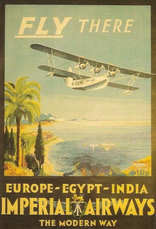 my-ear-trumpet:Retro travel posters -ships, zeppelins, planes