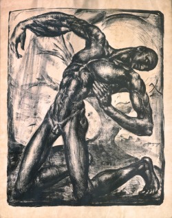 artqueer:  Eugen Krón (Slovak, 1882-1974): Wounded,