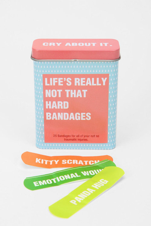 wickedclothes:“Life’s Not Really That Hard” Bandages