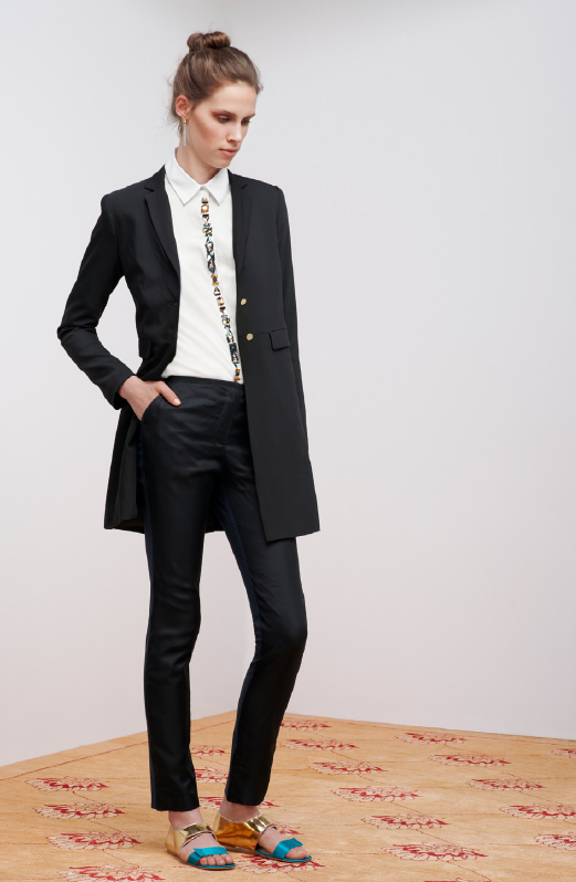 Glamour — As if tuxedo-dressing could get any more chic,...