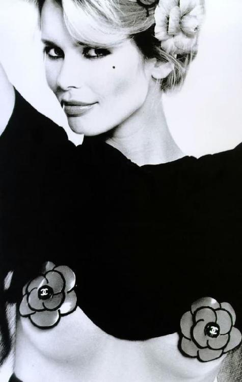 supermodelshrine:  Claudia by Karl Lagerfeld, 1994