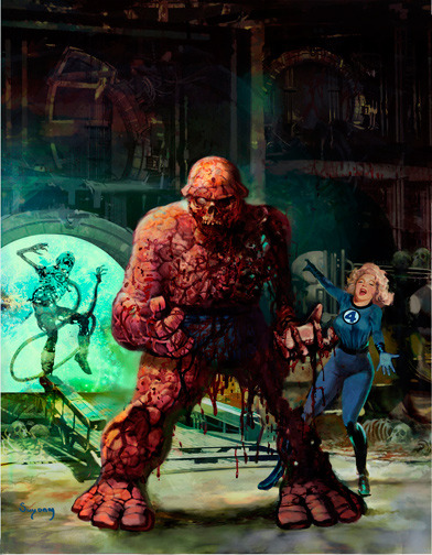 xombiedirge:  Marvel Zombies Classic Cover Recreations by Arthur Suydam