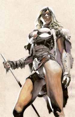 fuckyeahsuperheroines:  Valkyrie by Geral