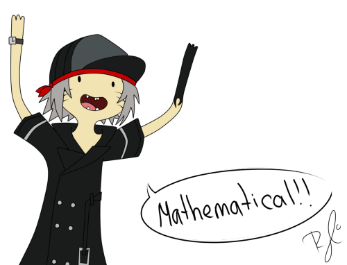 clockworkcontract:He’s Sho Algebraic.You get a cookie if you understand this picture.
