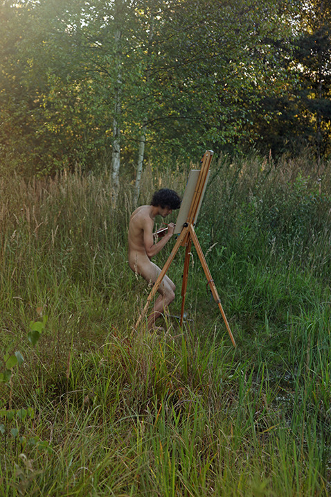 summerdiary:Naked Boys Painting: Micas Thomas - The Grünewald Painter by Chris Phillips (via Best Er