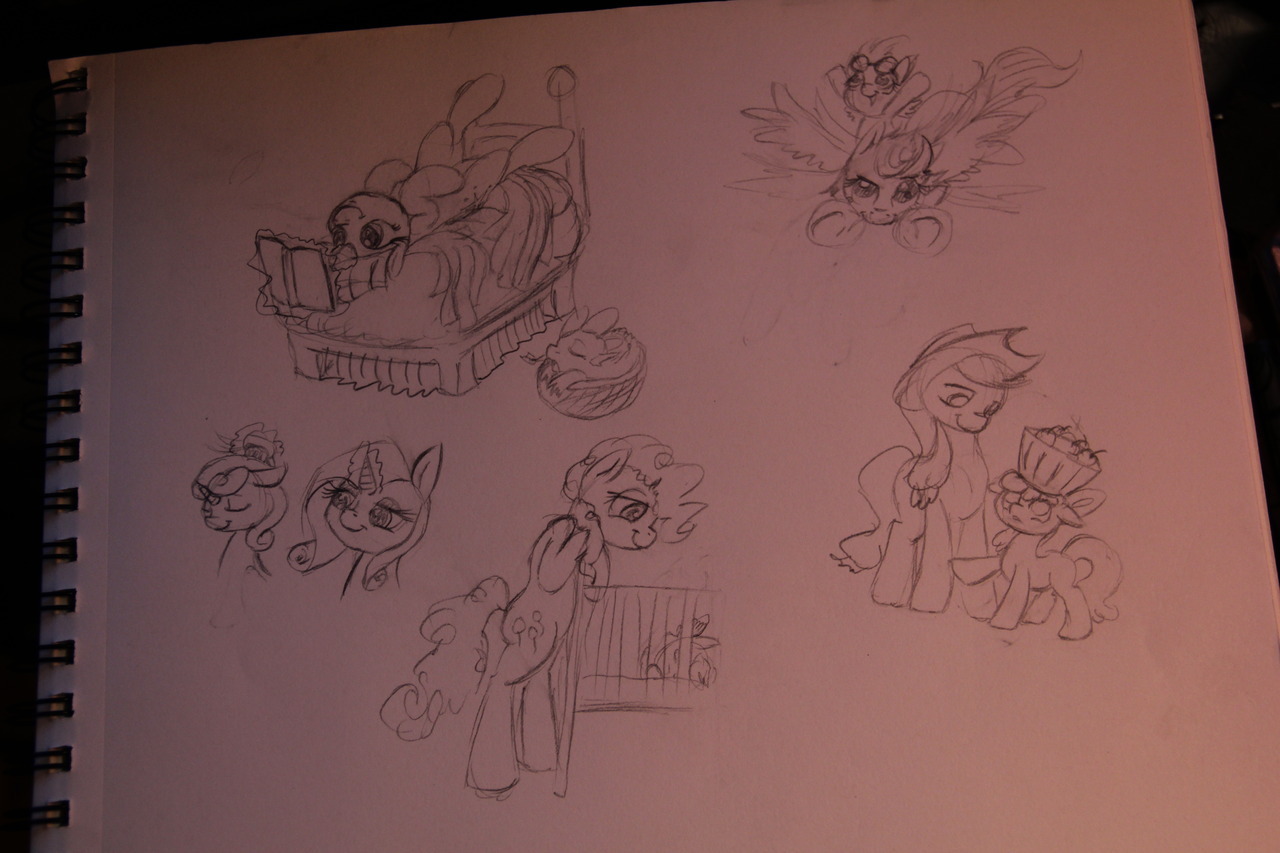 Here&rsquo;s some doodles from when i was supposed to be paying attention in