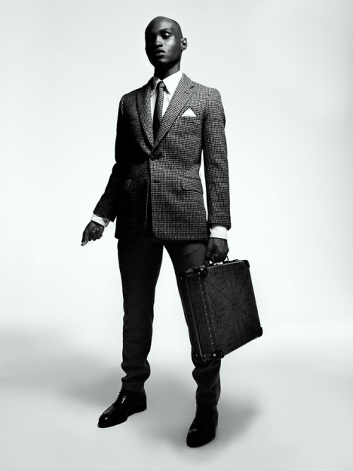 Olivier Geraghty + Sartorial Swagger + Editorial for Shortlist Magazine + Photographer Rankin