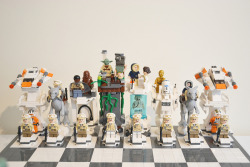 itlego:  LEGO Star Wars Hoth Chess Set Created by brickplace 