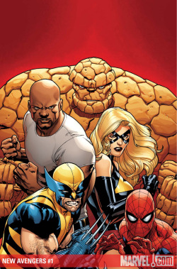 New Avengers: Ms. Marvel Luke Cage The Thing