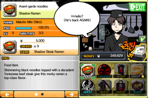 lightningrook:  i want shop owners to like me in twewy because you know, it benefits you but this is not what i wanted