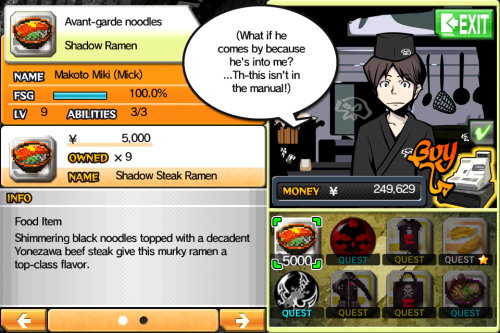 lightningrook:  i want shop owners to like me in twewy because you know, it benefits you but this is not what i wanted
