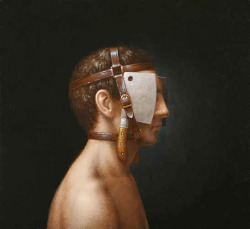 quam-nos-animadverto:  Man with Blinders by Steve Kenny, 2012 