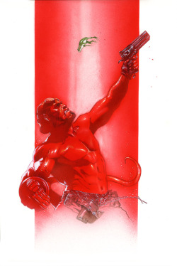 brianmichaelbendis:  Hellboy by Gabriele