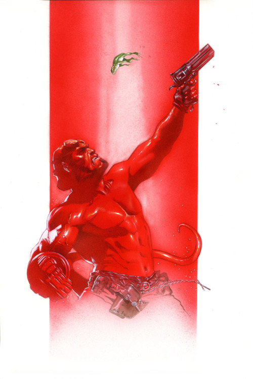 brianmichaelbendis:  Hellboy by Gabriele Dell’Otto  