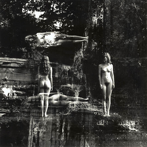 sistersofmoon:  Buffalo, NY (Multiple Exposure of Female Nudes) by Charles Swedlund,