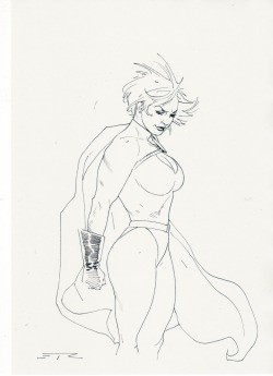 awyeahcomics:  Power Girl by Esad Ribic 