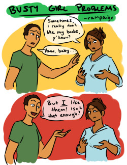 bustygirlcomics:  Sometimes it just isn’t about you, boys.  No.
