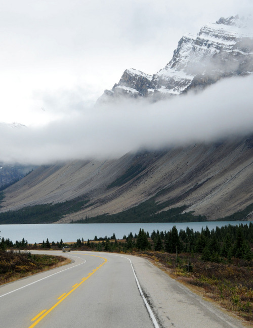 inoperant:  Waterfowl Lake in Banff National Park, Alberta / Canada (by anjči) 