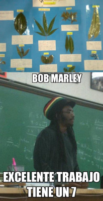  El primer trabajo escolar de Bob Marley