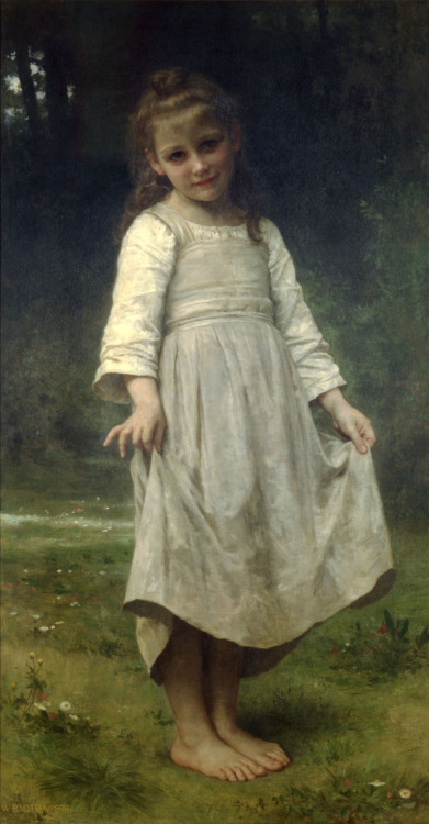 La révérence (The Curtsey), William Adolphe Bouguereau 1898