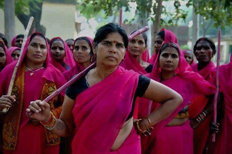  This is pretty much as badass as imaginable—The Gulabi gang (from Hindi gulabi,