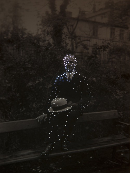 asylum-art: Vintage Photos Glow with Tiny Holes of Light - My Modern Metropolis Photographer Amy Fri