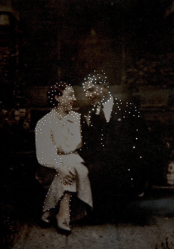 asylum-art: Vintage Photos Glow with Tiny Holes of Light - My Modern Metropolis Photographer