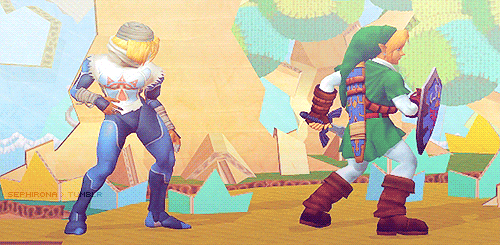 savinghyruleatm:  flanoirbunny:  sephirona:  Sheik is so flexible  they’re both