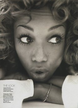 jaiking:  soulofaqueen:  I’ve been looking for this all over. This is my favorite photo of Tyra, of all time. Point Blank.  Follow me at http://jaiking.tumblr.com/ You’ll be glad you did.