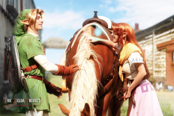 Joellamarano:  Tzp: Link And Malon By *Adella