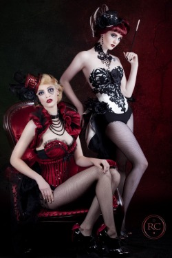 Hourglass-Silhouette:  Models: Katie (Left) &Amp;Amp; Below Dark Water (Right)Wardrobe: