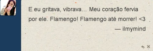Sempre te amarei, Flamengo