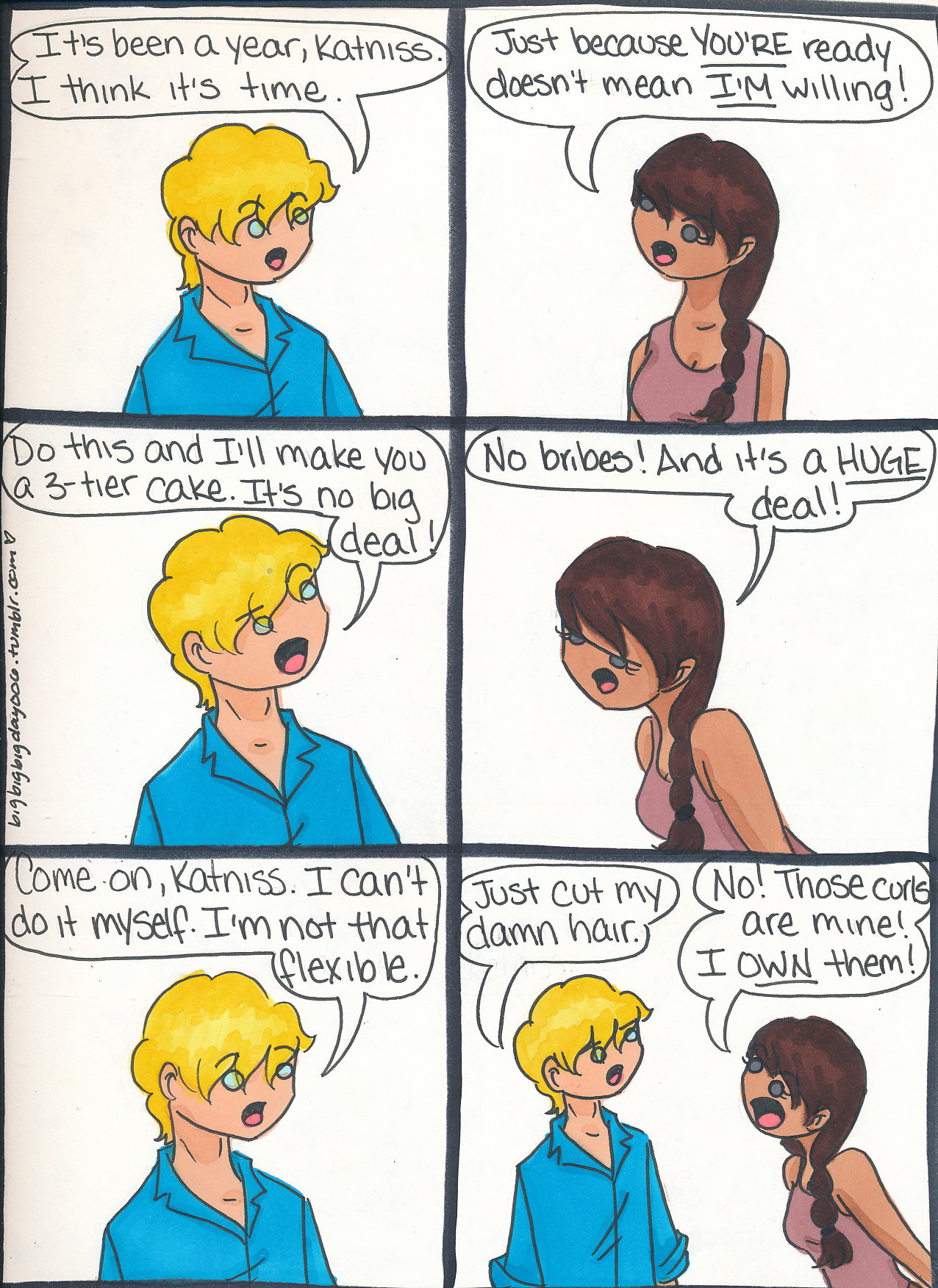 bigbigbigday006:  And if I find out you got some Town whore to do it for you, you’re