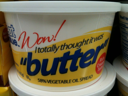 memewhore:  Not even real butter, but “butter”…
