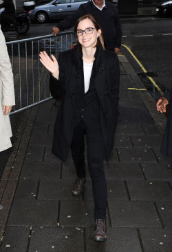 gasstation:  Emma Watson at BBC Radio 1 Breakfast