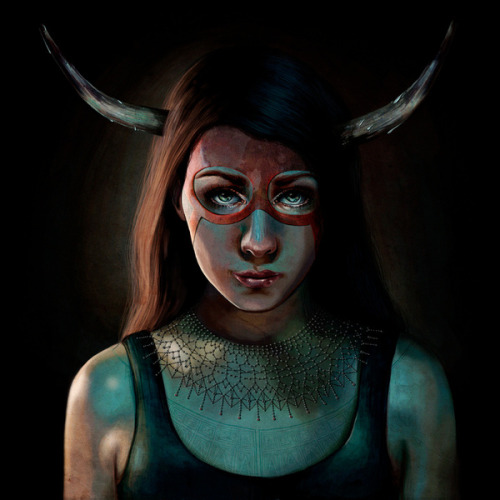 just-art:  Horns by Feline ZegersArtist: Tumblr / Website 