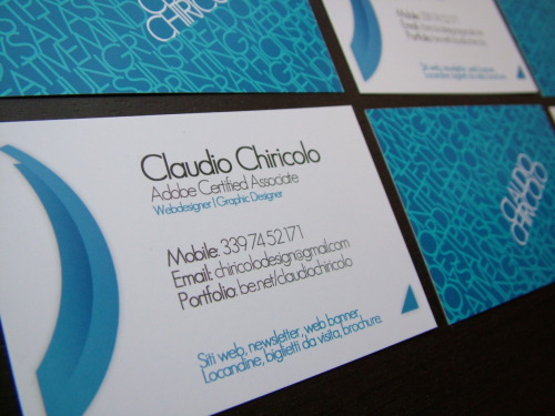 manonlomettoindubbio: Claudio Chiricolo is a young talented, creative, hungry web and graphic design