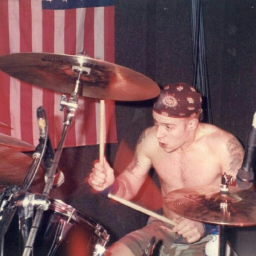 Agnostic Front at the old 9:30 Club in DC 1990. Will Shepler on drums. #throwbackthursday #agnosticf