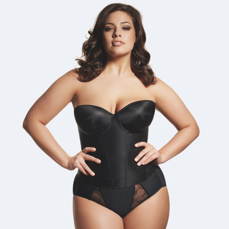 Lingerie plu size ashley graham model