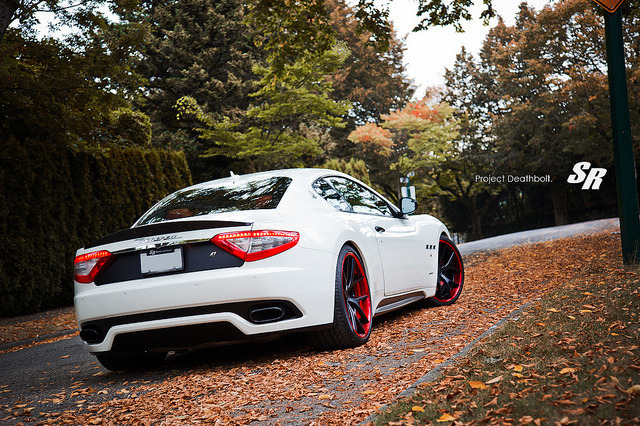 hemicoupe:  Maserati Gran Turismo ‘Deathbolt’ PUR by srautogroup.com on Flickr.