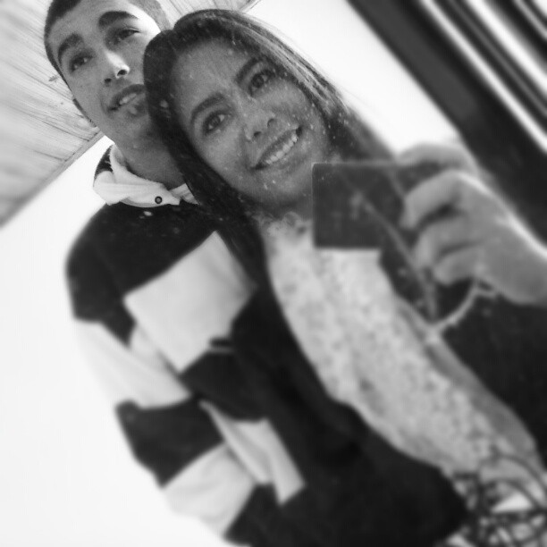 Eu a mô&hellip; o espelho ta sujo mas ta valendo &lt;3  (Publicado com o