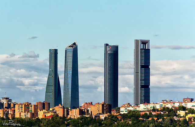 urbanination:  Madrid, Spain’s Cuatro Torres Business Area.